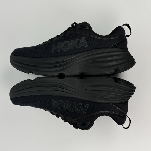 HOKA Bondi 8 Men’s 9.5 D Black Running Shoes Max Cushion F27223I main image 2